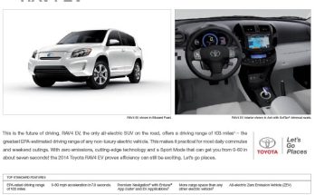 2014 Toyota RAV4 Brochure